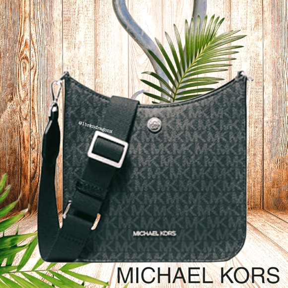 MK NWT MICHAEL KORS MESSENGER SMALL BAG  BNWT 💜 pristine condition 💜 - Picture 10 of 15